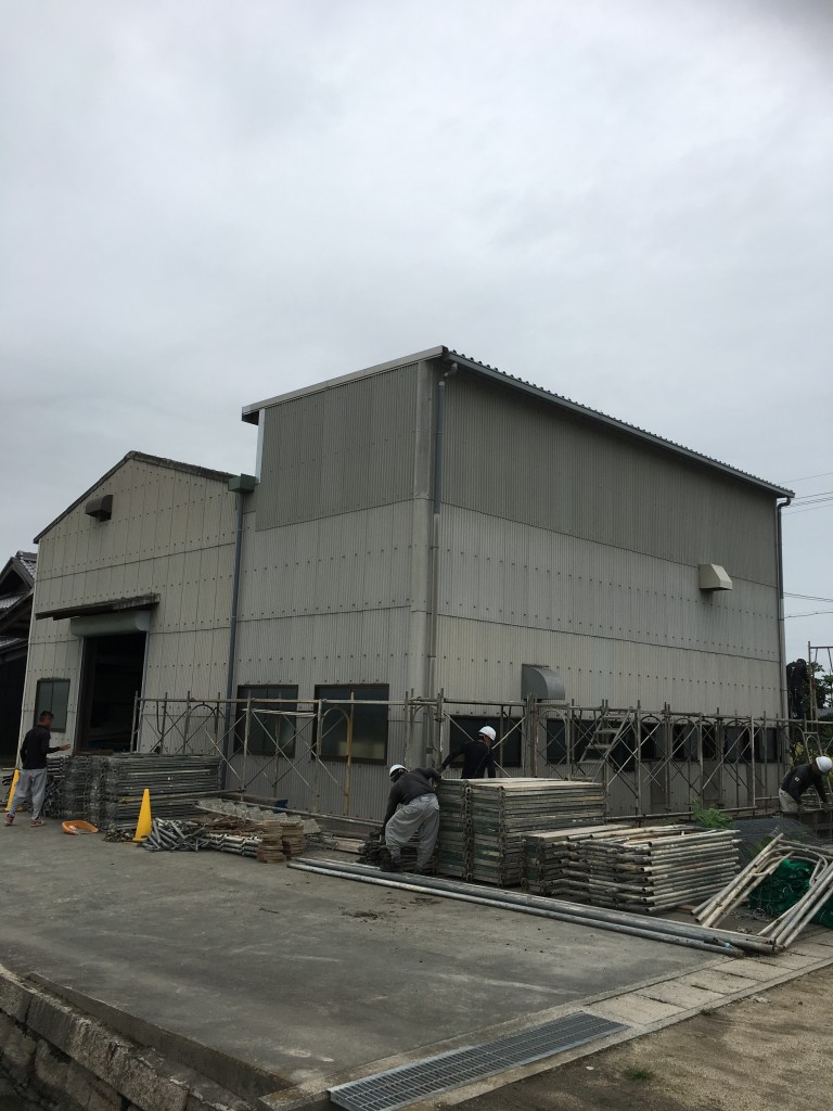 【リフォーム事例8】工場笠増し工事